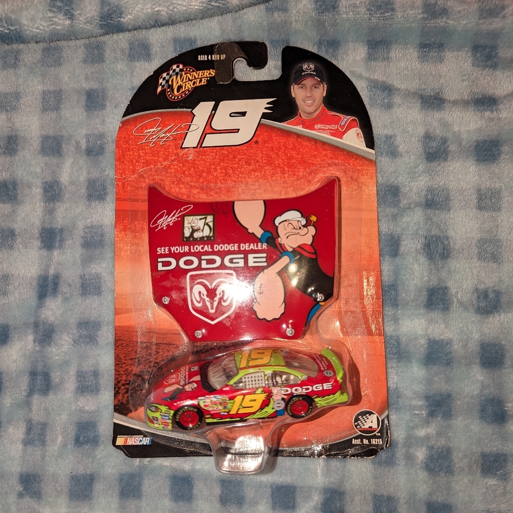Jeremy Mayfield #19 2004 Dodge Dealers Popeye 1:64 Winners Circle w hood magnet
